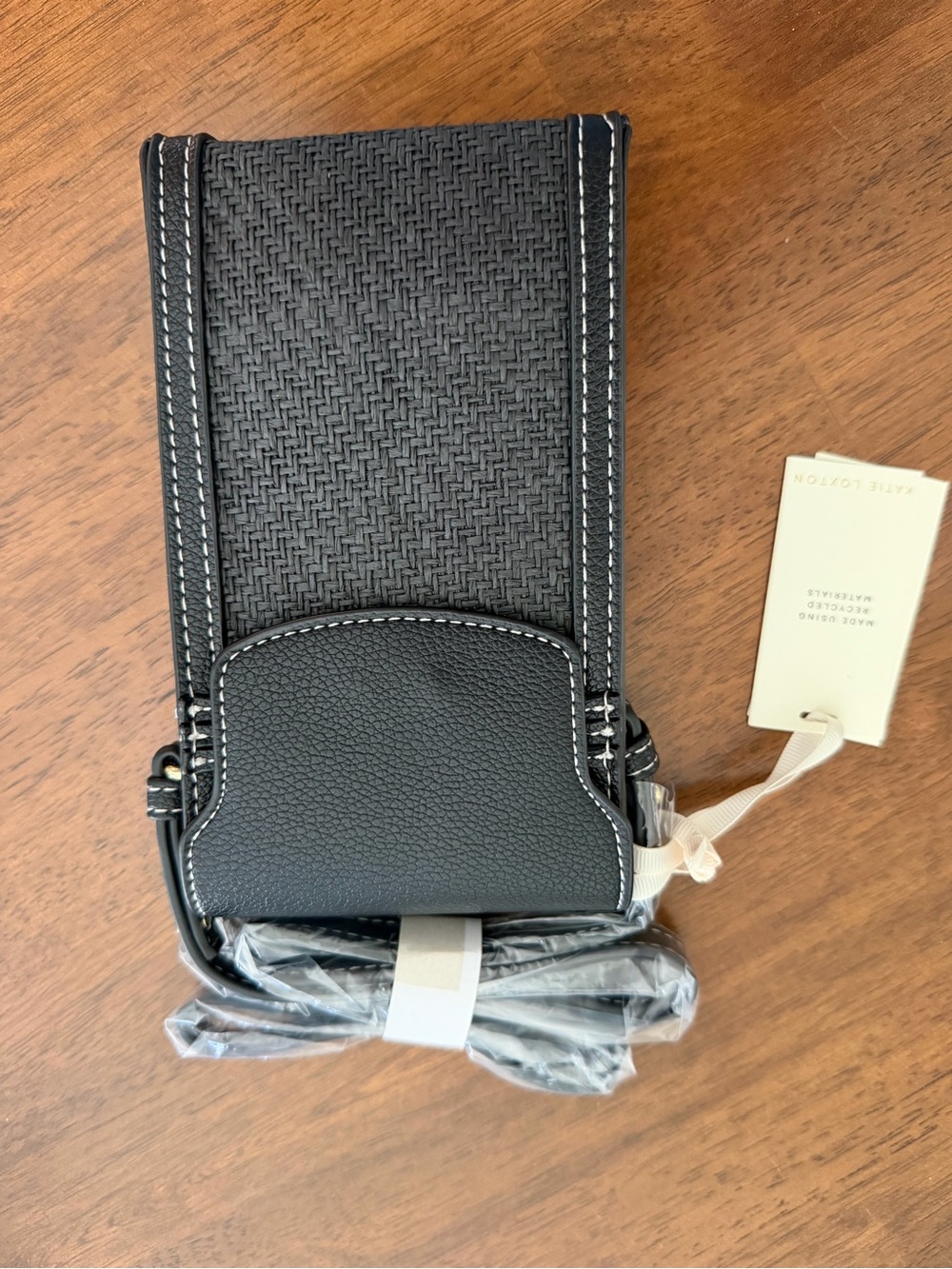 Black Women’s Cellphone Weave Bag